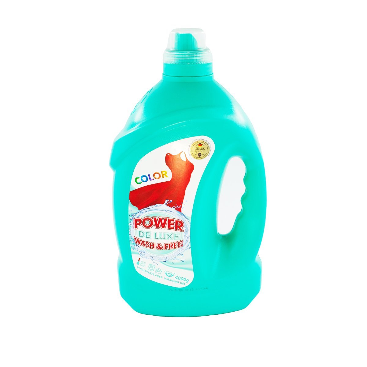Гель для прання Pawer De Luxe 4000g для кольрового