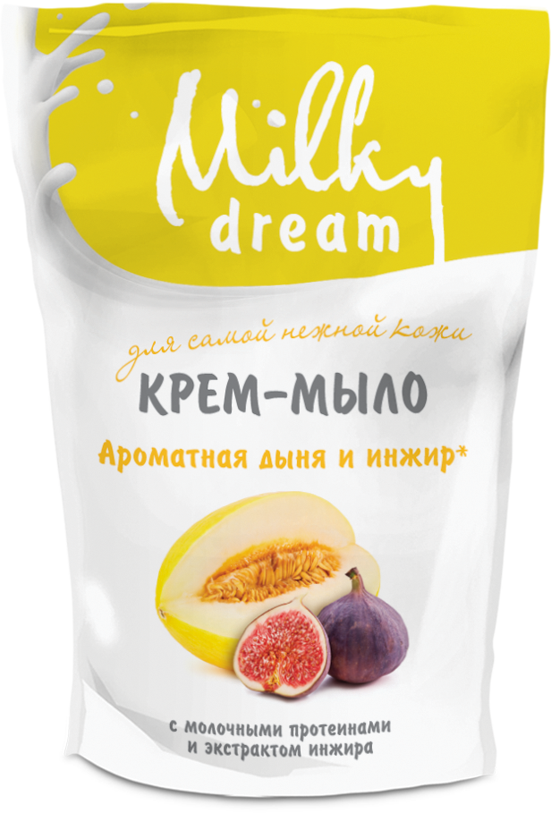 Milky Dream жидкое крем-мыло, дой-пак 
