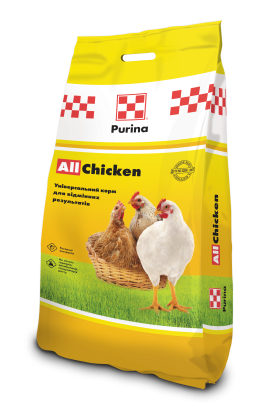 Комбікорм Purina для курчат та бройлера 5кг 41015 Універсальний корм для птиці all chicken